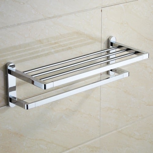 Polished Chrome Towel Rack Nameeks NCB21